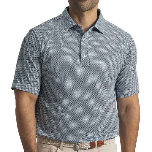 FootJoy Nautical Flag Lisle Mens Golf Polo - Green/Navy/Wht/XXL