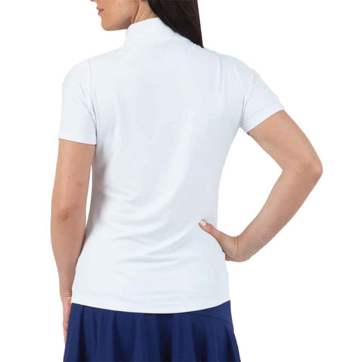 Ibkul Essential Solid SS Mock Womens Golf QZ