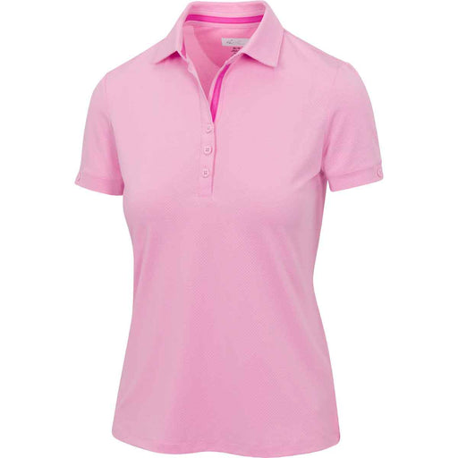 Greg Norman ML75 Chase Womens Golf Polo - Pink Dream/L
