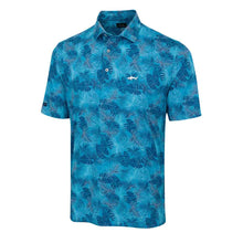 Load image into Gallery viewer, Greg Norman ML75 Palm Leaf Canopy Mens Golf Polo - Skydiver/XXL
 - 1