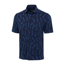 Load image into Gallery viewer, Greg Norman Pineapple Full-Button Mens Golf Polo - Navy/XL
 - 1