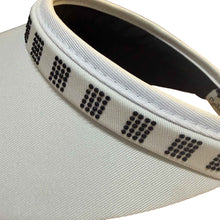 Load image into Gallery viewer, GloveIt Square Crystal Bling Womens Golf Visor
 - 3