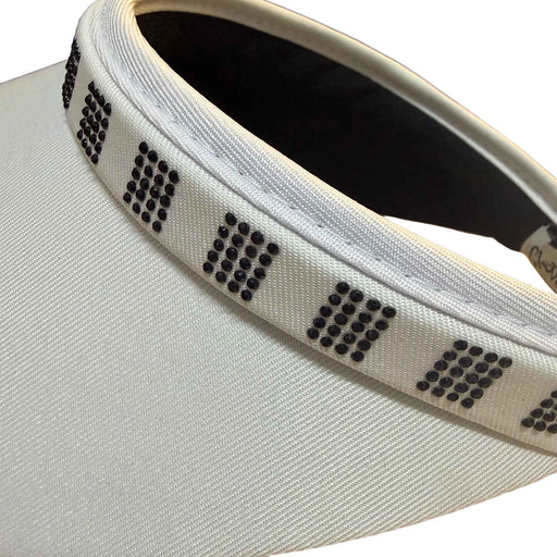 GloveIt Square Crystal Bling Womens Golf Visor