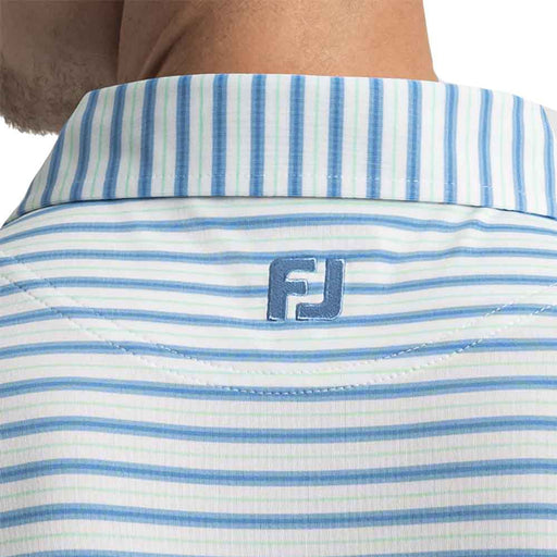 FootJoy Pinstripe Pop Stripe Lisle Mens Golf Polo
