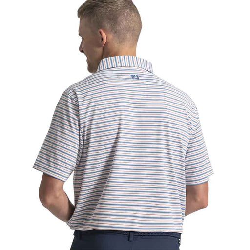 FootJoy Pinstripe Pop Stripe Lisle Mens Golf Polo
