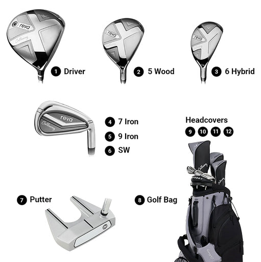 Callaway Reva 8-pc RH Stand Womens Golf Set