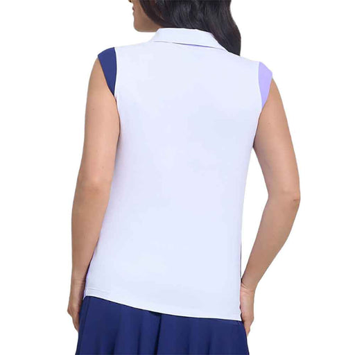 Ibkul Color Block Sleeveless Womens Golf Polo