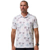 TravisMathew Featherweight Palms Mens Golf Polo