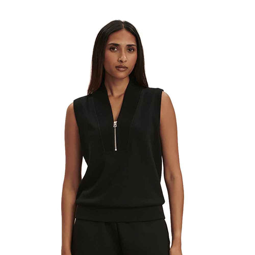 Varley Beau Sleeveless Half-Zip Womens Sweater
