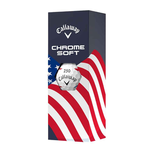 Callaway Chrome Soft USA Stripe Golf Balls - Dozen - 2