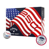Callaway Chrome Soft USA Stripe Golf Balls - Dozen