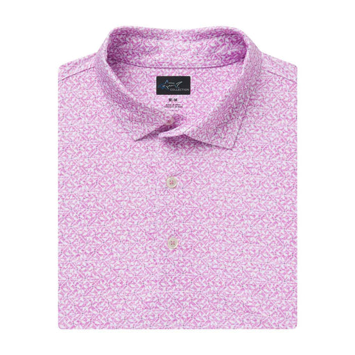 Greg Norman ML75 Mesh Vivid Vines Mens Golf Polo