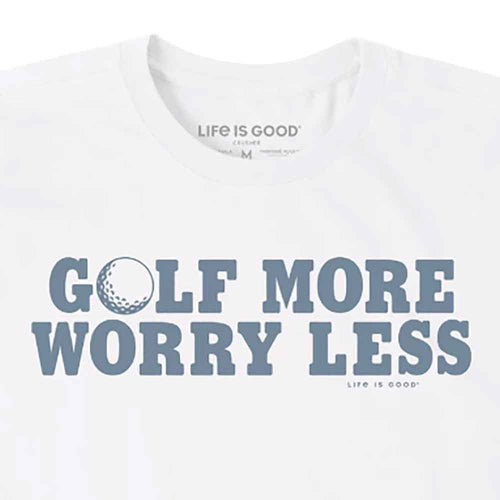 Life Is Good Golf More Golf Ball Crusher Shortsleeve Mens T-Shirt - 2