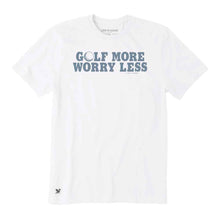 Load image into Gallery viewer, Life Is Good Golf More Golf Ball Crusher SS Mens T - Cloud White/XL
 - 1