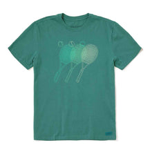 Load image into Gallery viewer, Life Is Good Tennis Fade Crusher SS Mens T-Shirt - Spruce Green/XL
 - 1