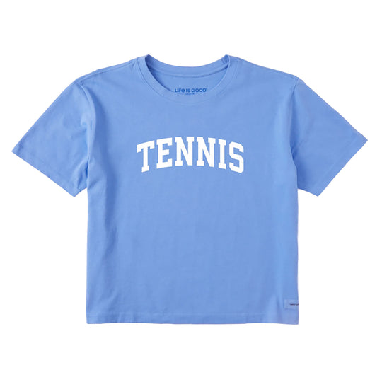 Life Is Good Tennis Arch Crusher Boxy Shortsleeve Womens T-Shirt