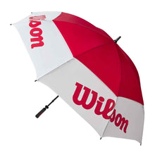Load image into Gallery viewer, Wilson Tour 68 Inch Red Golf Umbrella - White/Red
 - 1