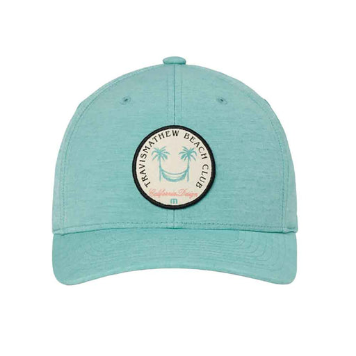 TravisMathew Beach Club Mens Golf Hat - Hthr Brght Aqua/One Size