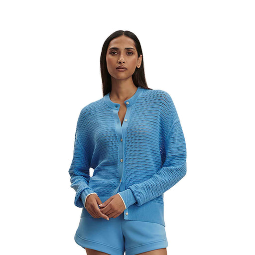Varley Pembroke Knit Womens Cardigan - Azure Blue/L