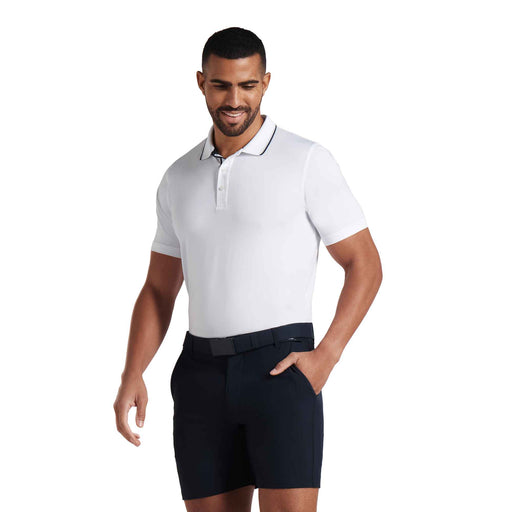 Puma Golf MATTR Elevated Sold Mens Golf Polo - White Glow/XL