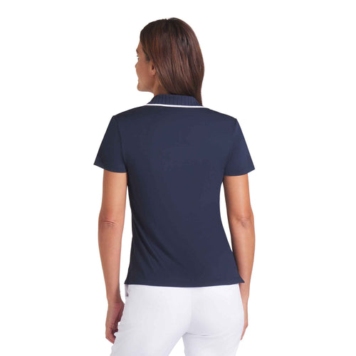 Puma Golf Cloudspun Bridges Womens Short Sleeve Golf Polo - 2