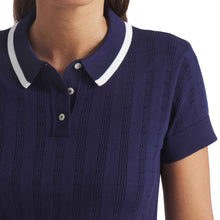 Load image into Gallery viewer, Puma Golf X AP Pointelle Womens SS Golf Polo
 - 3