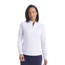 Load image into Gallery viewer, PUMA Golf Houndstooth Womens Golf QZ Pullover - White Glow/L
 - 1