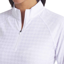 Load image into Gallery viewer, PUMA Golf Houndstooth Womens Golf QZ Pullover
 - 3