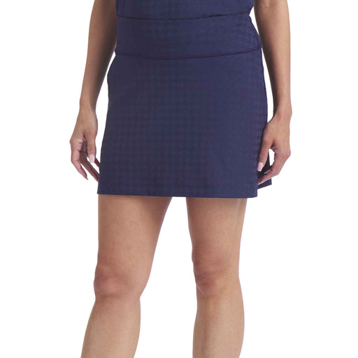 Puma Blake Houndstooth Womens Golf Skort - Deep Navy/L