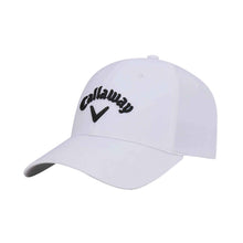 Load image into Gallery viewer, Callaway CG Tour Junior Golf Hat 26 - White/Black
 - 4
