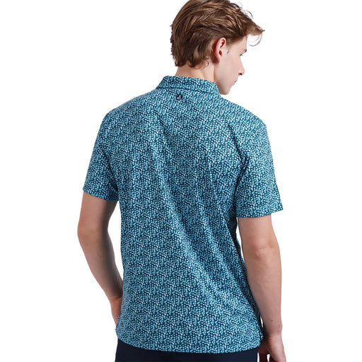Swannies Ridge Dazzling Blue Mens Golf Polo