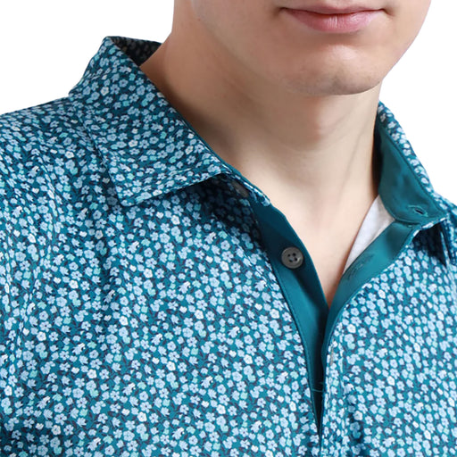 Swannies Ridge Dazzling Blue Mens Golf Polo