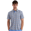 Swannies Moss Cornflower Mens Golf Polo