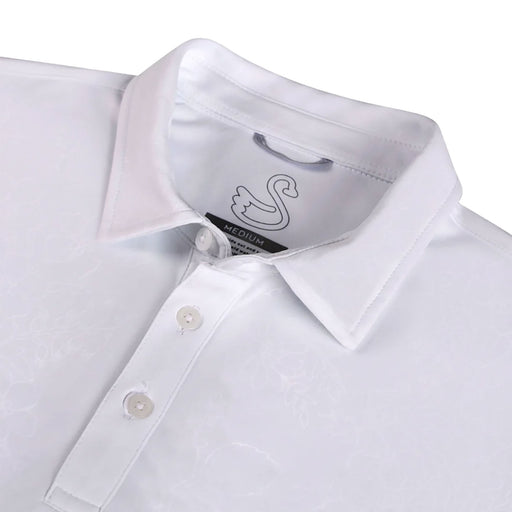 Swannies Ehrman White Mens Golf Polo