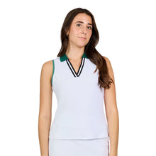 Load image into Gallery viewer, Sofibella Fresh Air Womens SL Golf Polo - White/XL
 - 2