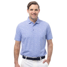 Load image into Gallery viewer, SanSoleil Solair Cool Mens SS Golf Polo - Winnr Peri/Wht/XL
 - 4
