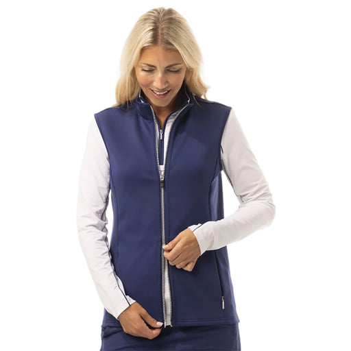 SanSoleil SolLayer Zip Womens Golf Vest