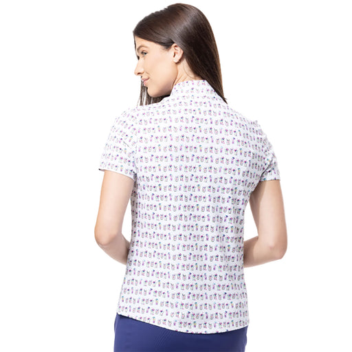 SanSoleil SolTek Lux SS Prnt Bayb Mock W Golf Polo