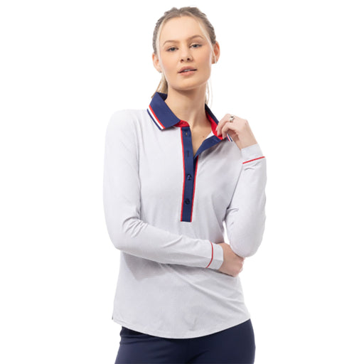 SanSoleil SolAir Cool Betsy White W LS Sun Shirt - Betsy White/L