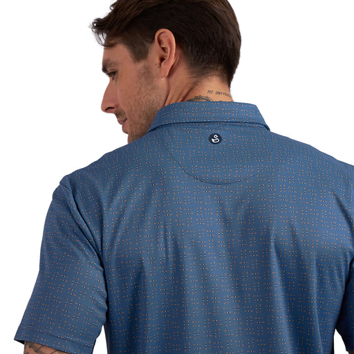 Swannies Tee Blue Horizon Mens Golf Polo