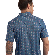 Load image into Gallery viewer, Swannies Golden Blue Horizon Mens Golf Polo
 - 2