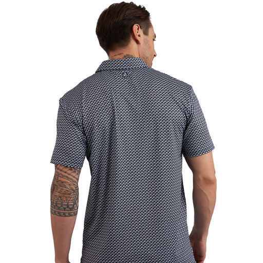Swannies Deco Navy Mens Golf Polo