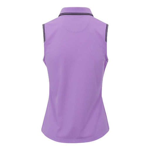 Greg Norman Topspin Tipped SL Zip Womens Golf Polo