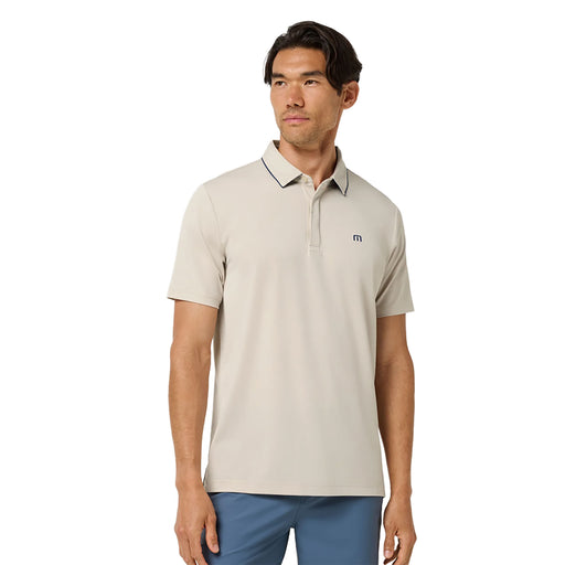 TravisMathew Swing Repeat Mens Golf Polo - Italian Sand/XL