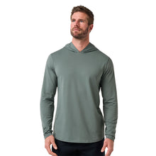 Load image into Gallery viewer, TravisMathew Heat Series Jersey LS Men Golf Hoodie - Balsam Green/XL
 - 1
