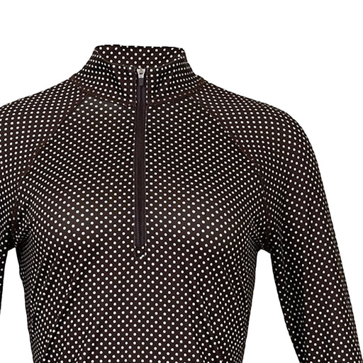 Jofit UV Esp Dot Womens Long Sleeve Golf Mock