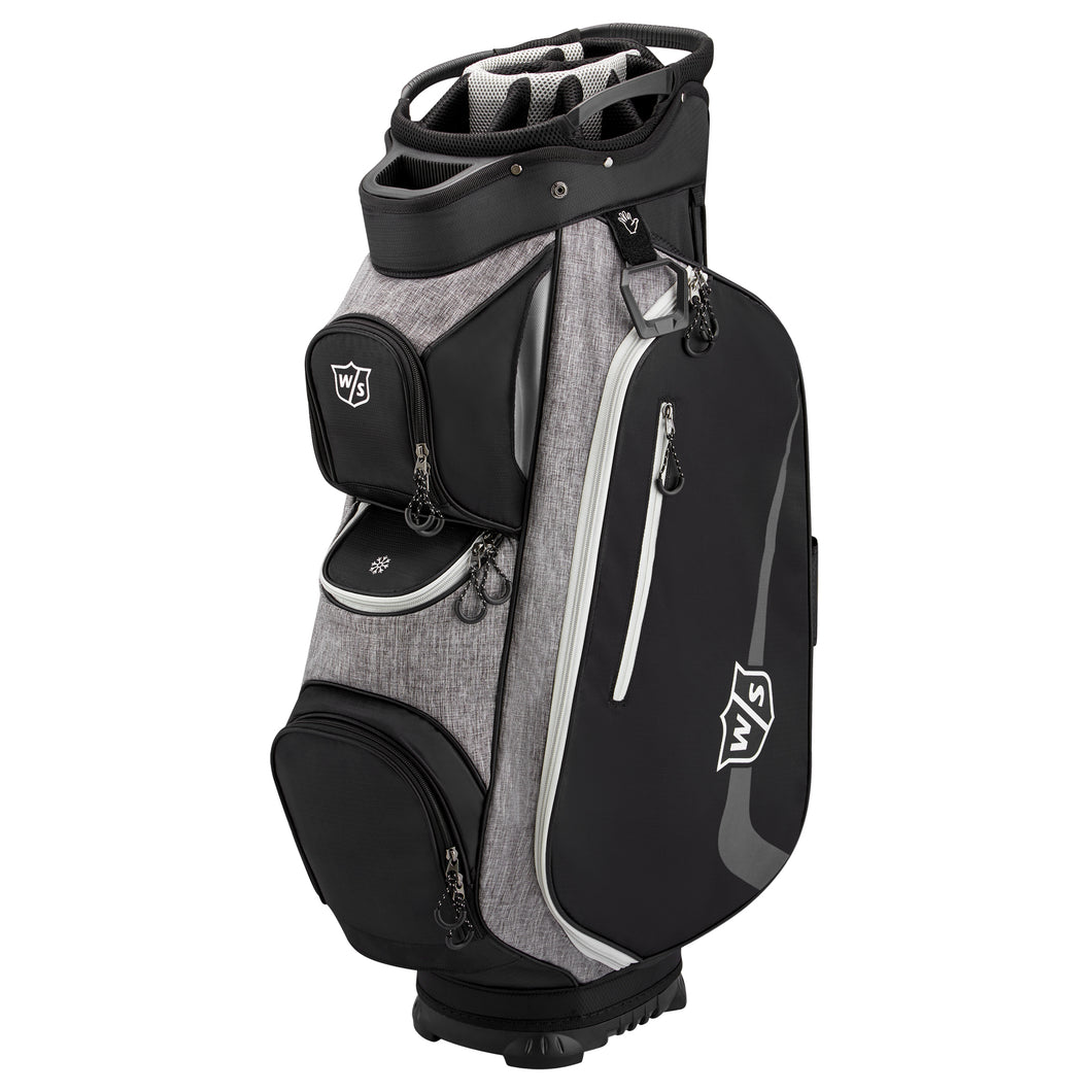 Wilson Staff Xtra Cart Golf Bag - Black/Grey/Wht