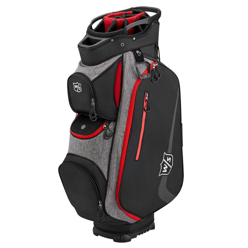 Wilson Staff Xtra Cart Golf Bag - Black/Red/Grey