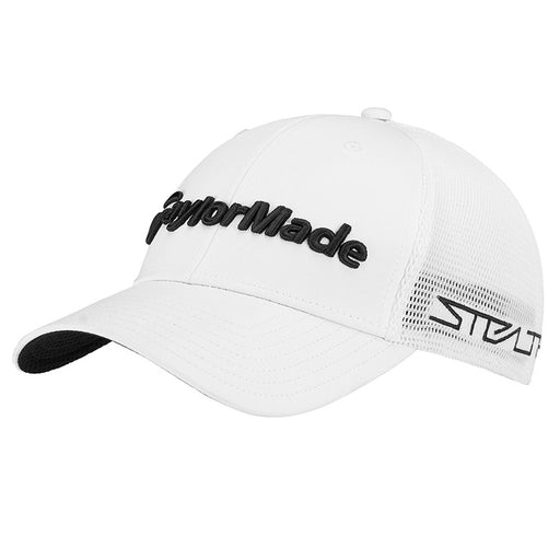 TaylorMade Performance Cage Mens Golf Hat - White/L/XL