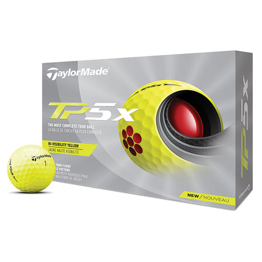 TaylorMade TP5x Golf Balls - Dozen - Yellow